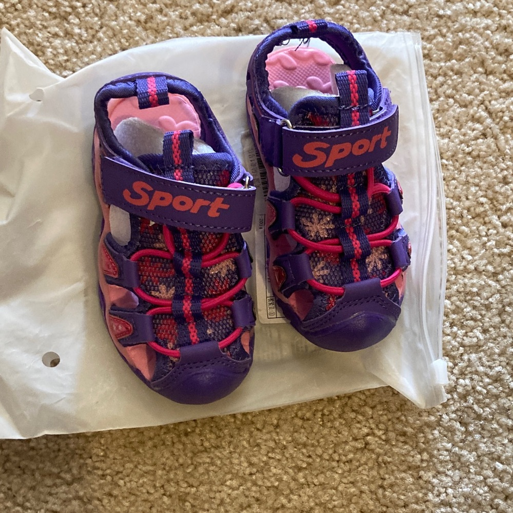 Sporto Kids Sandals - Purple and Pink